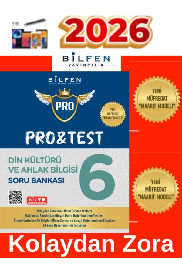 2026 6.Sınıf Protest Din Kültürü %100 Yeni Maarif Müfredat Soru Bankası+Tablet Kalemi - Bilfen Yayınları - Image 1