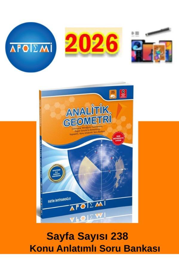 25-26 Apotemi Analitik Geometri Konu Özetli Soru Bankası+Android Kalem - Apotemi Yayınları - Image 1