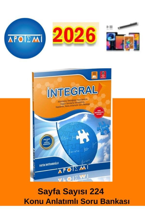 25-26 Apotemi İntegral Konu Özetli Soru Bankası+Android Kalem - Apotemi Yayınları - Image 1