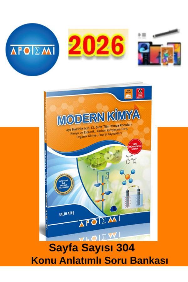 25-26 Apotemi Modern Kimya Konu Özetli Soru Bankası+Android Kalem - Apotemi Yayınları - Image 1