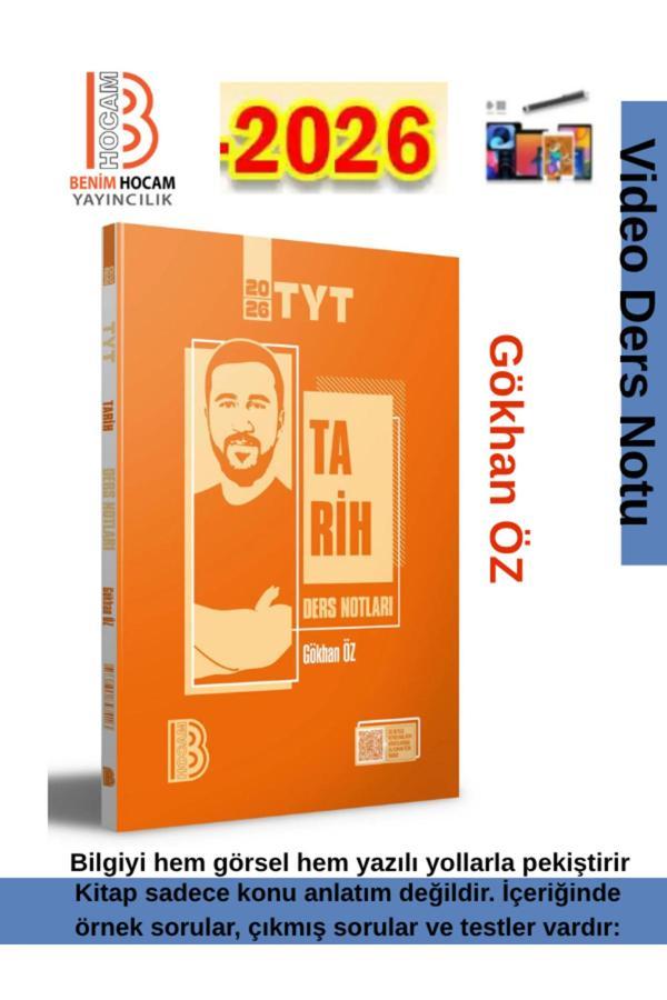 Benim Hocam Yayınları 2026 Tyt Tarih Video Ders Notu (Gökhan Öz)+Android Kalem - Benim Hocam Yayınları - Image 1
