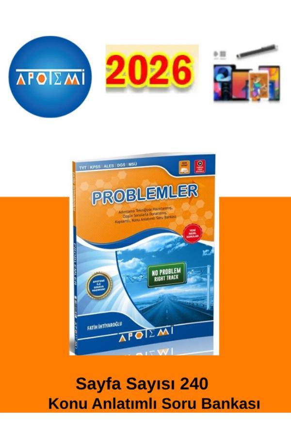 25-26 Apotemi Problemler Konu Özetli Soru Bankası+Android Kalem - Apotemi Yayınları - Image 1