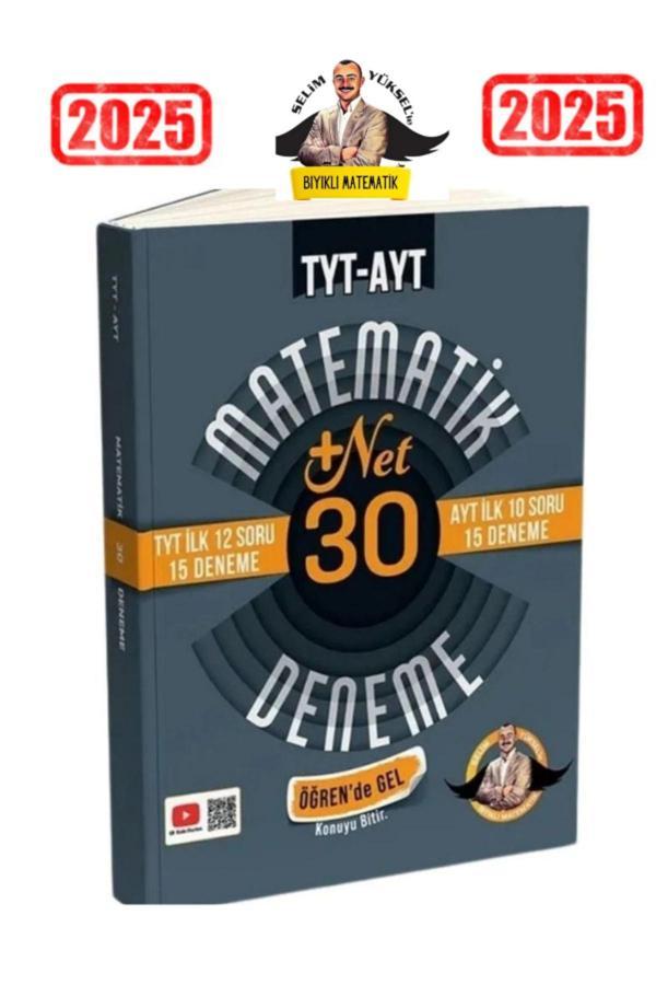 Bıyıklı Matematik Tyt İlk 12 Ayt İlk 10 Soru Matematik 30 Deneme - Bıyıklı Matematik Yayınları - Image 1