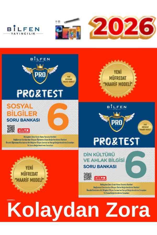 2026 6.Sınıf Protest Sosyal Bilgiler-Din %100 Yeni Maarif Müfredat Soru Bankası+Tablet Kalem - Bilfen Yayınları - Image 1