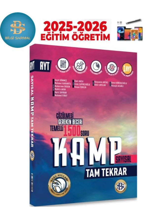 Bilgi Sarmal 2025-2026 Ayt Sayısal Tam Tekrar Kamp+Android Kalem - Bilgi Sarmal Yayınları - Image 1