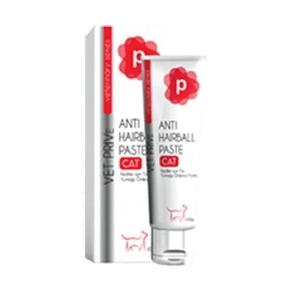 Vet Prive veterinary Anti Hairball Paste Kediler için Tüy Yumağı Önleyici Malt Macunu 100 Gr - Image 1