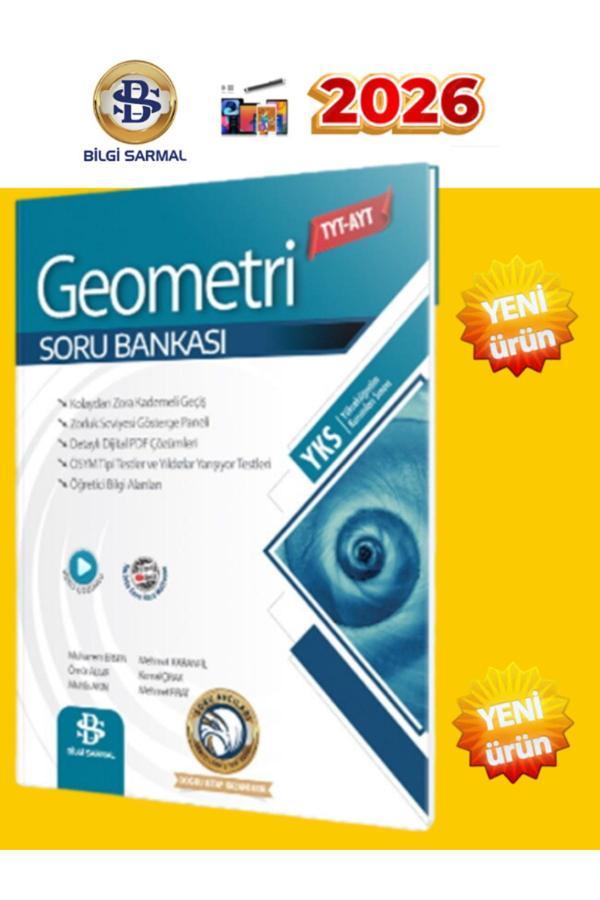 Bilgi Sarmal 2026 Tytayt Geometri Video Çözümlü Soru Bankası+Dokunmatik Kalem - Bilgi Sarmal Yayınları - Image 1