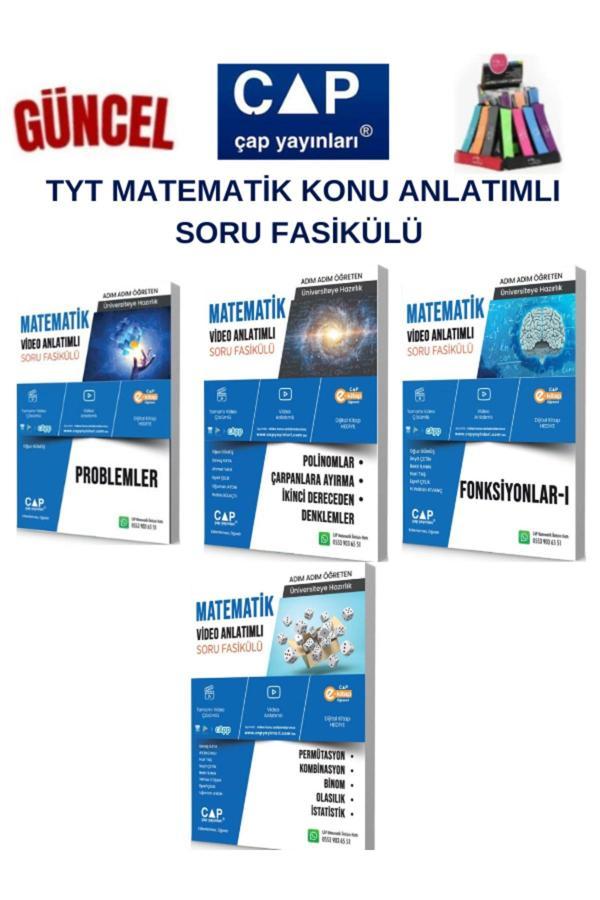 Çap Tyt Mat. Problemler-Polinomlar 1-Per.Komb.-Fonksiyon 1 Konu Anlatımlı Soru Fasikül+Kalemlik - Çap Yayınları - Image 1