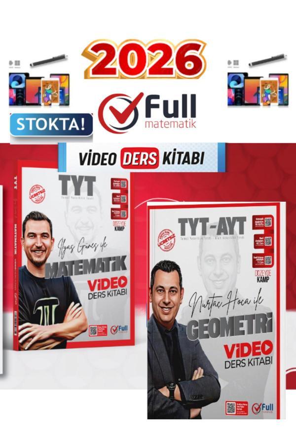 Full Matematik 2026 Tyt Matematik-Tyt Ayt Geometri Video Ders Kitabı+Android Kalem - Full Matematik Yayınları - Image 1