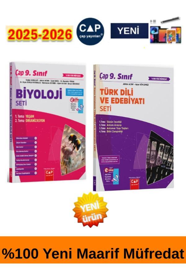 9.Sınıf Biyoloji-T.Dili Edebiyatı %100 Yeni Müfredat Fasikül Konu Anlatımlı Fasikül+Tablet Kalemi - Çap Yayınları - Image 1