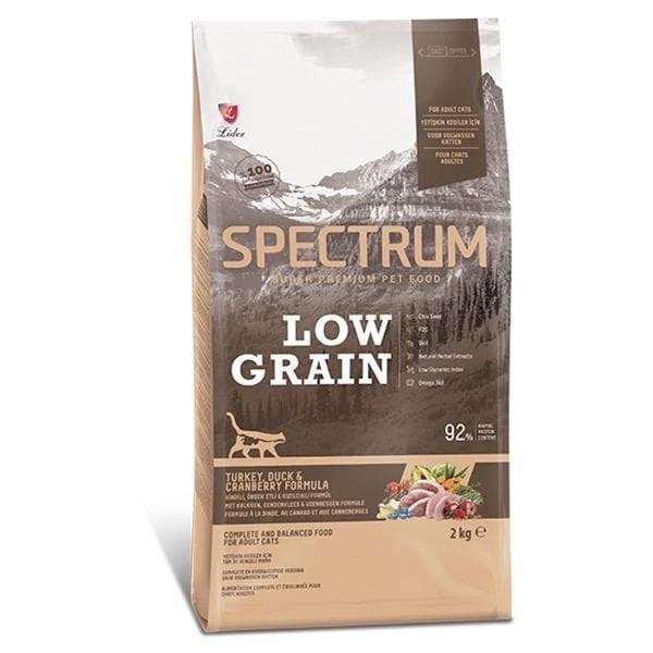 Spectrum Düşük Tahıllı Hindili Ördekli ve Yaban Mersinli Yetişkin Kedi Maması 2 Kg - Image 1