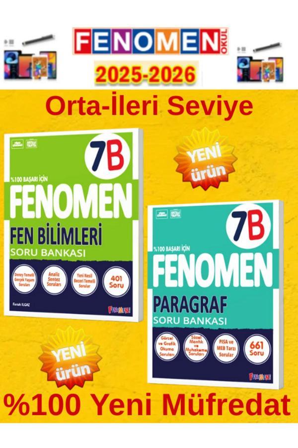 7.Sınıf Fen Bilimleri-Paragraf B Video Çözümlü Soru Bankası+Android Kalem - Fenomen Yayıncılık - Image 1