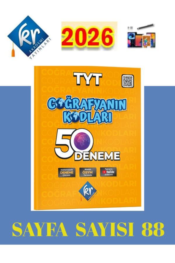 Kr Akademi 2025-2026 Müfredat Coğrafyanın Kodları Tyt Coğrafya Çözümlü 50 Deneme - KR Akademi - Image 1