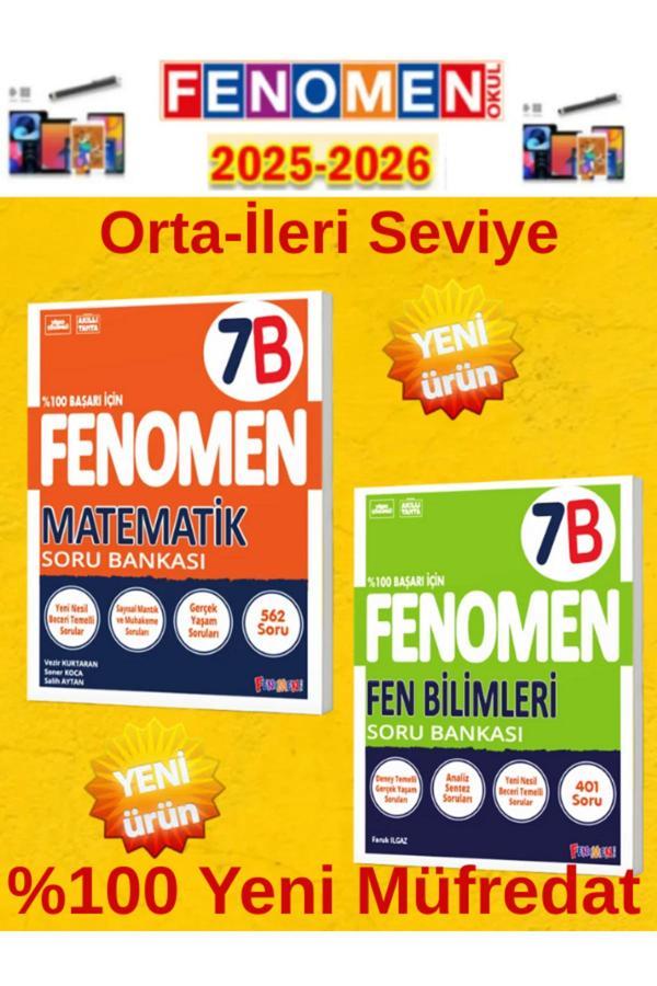 7.Sınıf Matematik-Fen Bilimleri B Video Çözümlü Soru Bankası+Android Kalem - Fenomen Yayıncılık - Image 1
