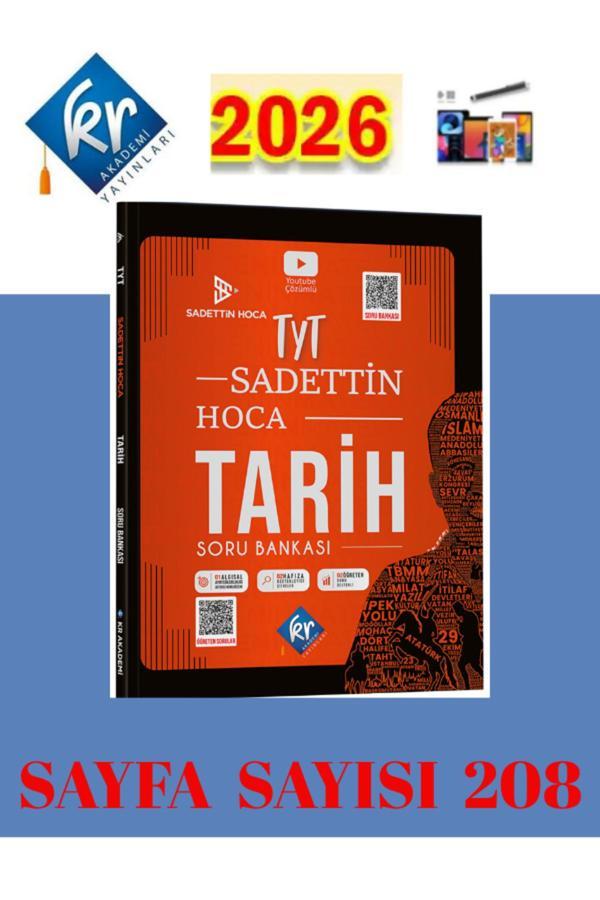 Kr Akademi 2025-2026 Müfredat Sadettin Hoca Tyt Tarih Soru Bankası - KR Akademi - Image 1