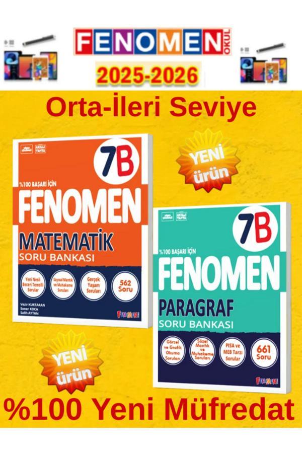 7.Sınıf Matematik-Paragraf B Video Çözümlü Soru Bankası+Android Kalem - Fenomen Yayıncılık - Image 1