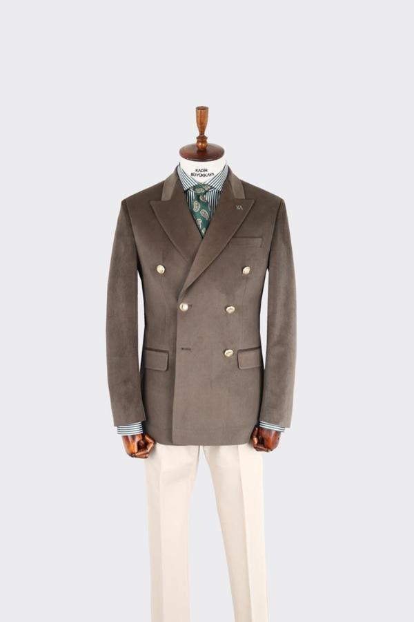 Erkek Kruvaze Ceket-KAX5855W - Image 1