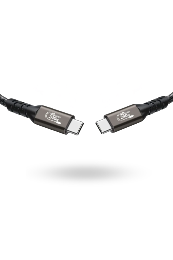 Büro Ev Ofis Cihazları için 1.5MT 240W 60HZ 40GB 8K Usb4 Kablo - Image 1