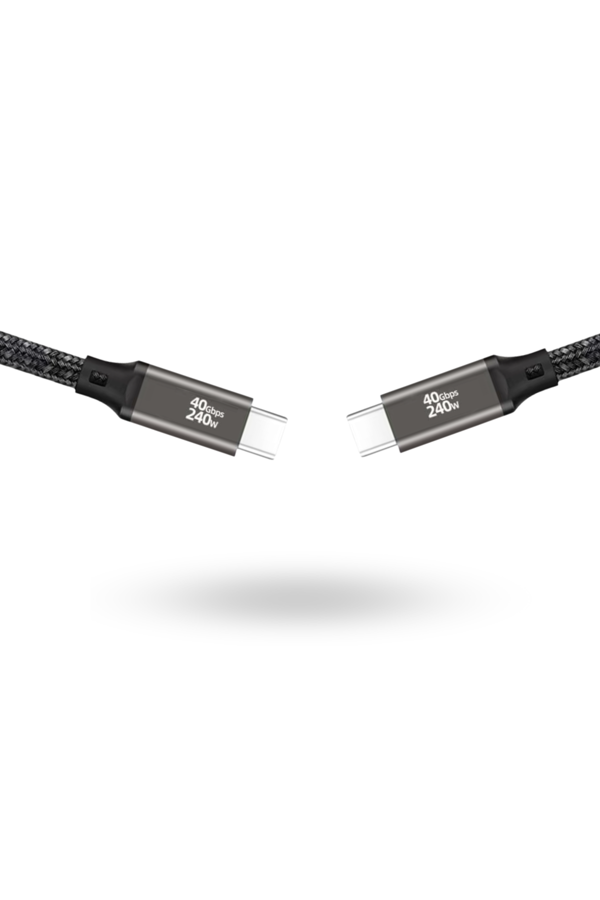 Büro Ev Ofis Cihazları için 1MT 240W 60HZ 40GB 8K Usb4 Stil Kablo - Image 1