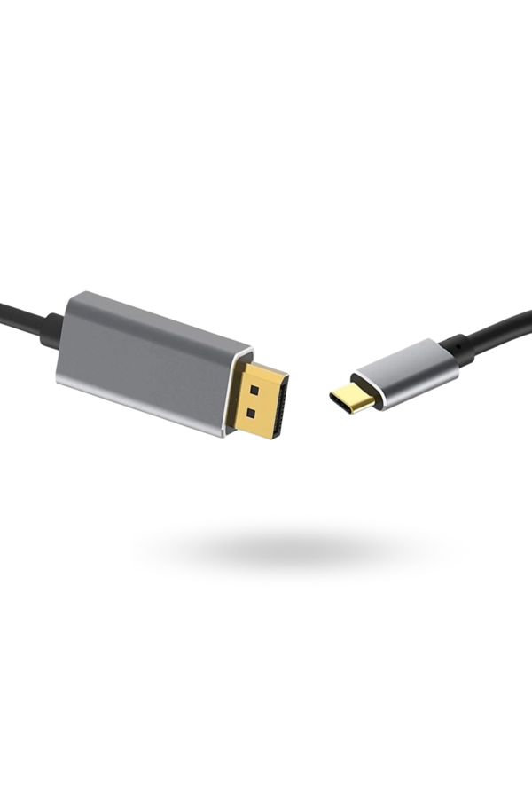 Büro Ev Ofis Cihazları için 1.8CM UsbC-Dp Çevirici Kablo - Image 1