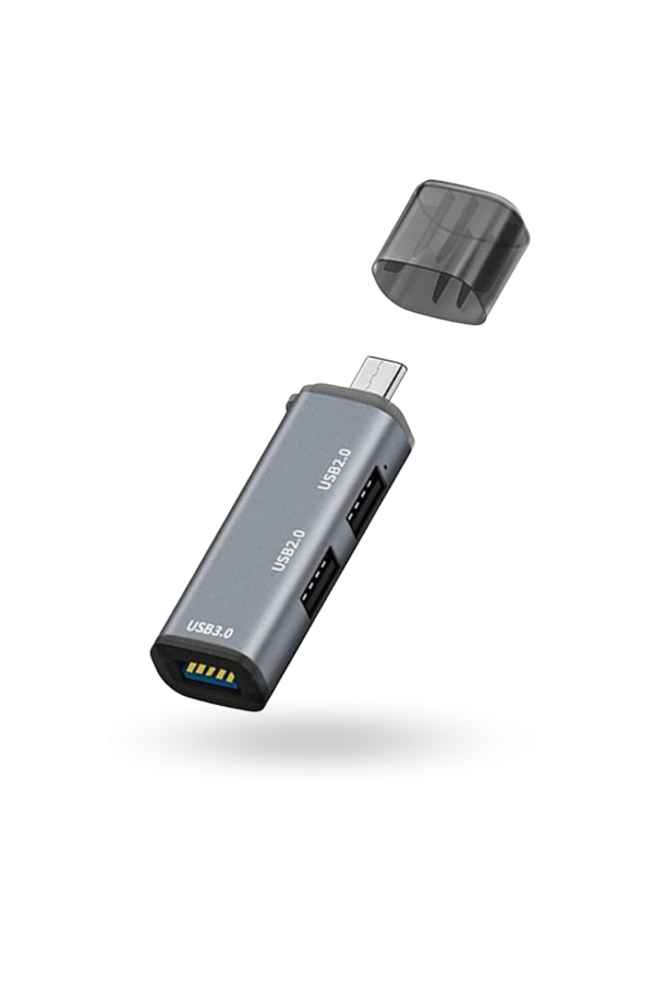 Büro Ev Ofis Cihazları için UsbC-1xUsb3.0 2xUsb2.0 Hub - Image 1