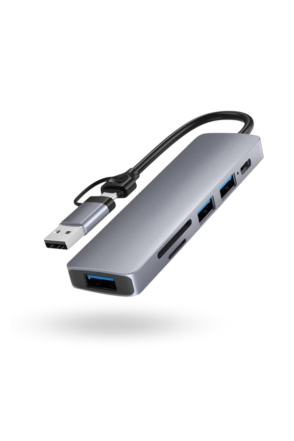 Büro Ev Ofis Cihazları için UsbC-Usb 5HUB Çevirici - Image 1