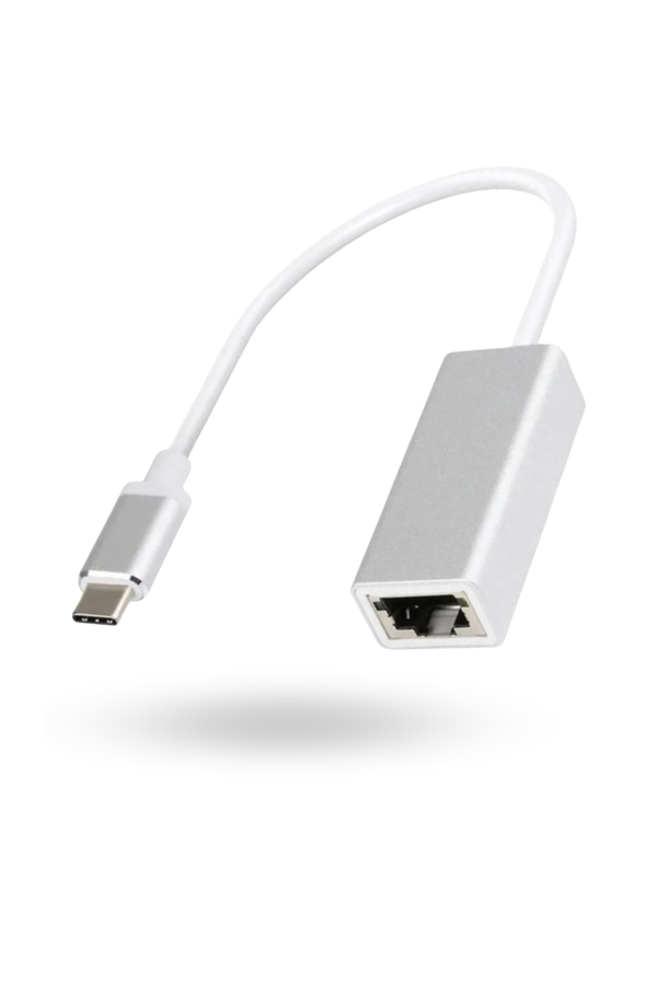 Büro Ev Ofis Cihazları için UsbC Ethernet Metal Çevirici - Image 1