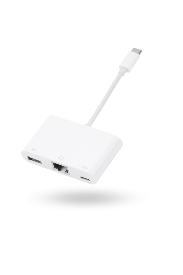 Büro Ev Ofis Cihazları için UsbC Ethernet Camera Adaptör - Image 1