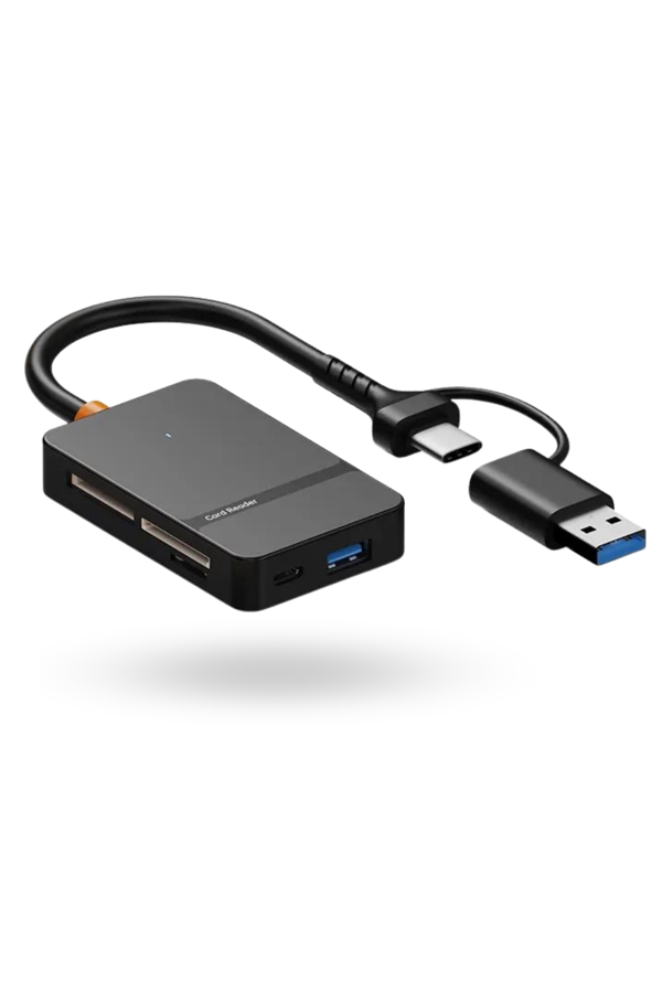 Büro Ev Ofis Cihazları için UsbC-8HUB 5GBPS Card Reader - Image 1
