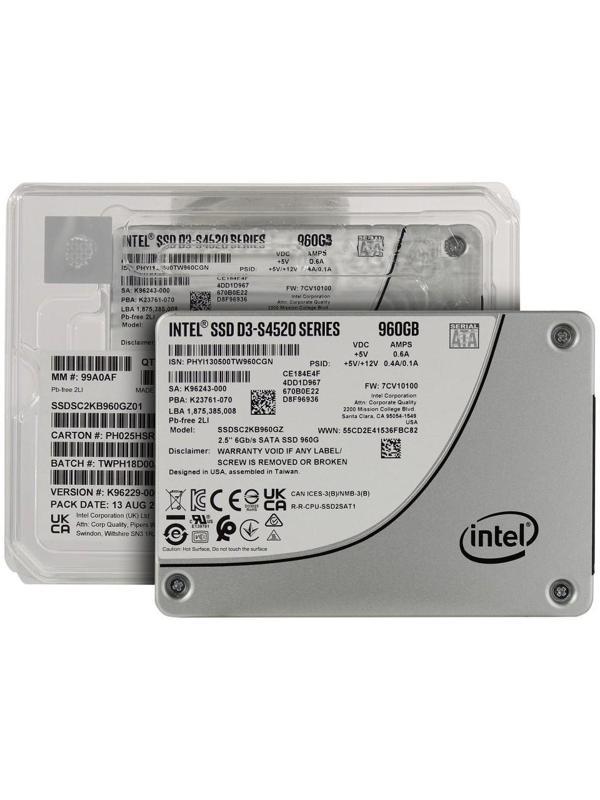 İNTEL 960GB Sata 2.5" SSD Harddisk SSD DC4500 Series (SSDSC2KB960G7) - Image 1