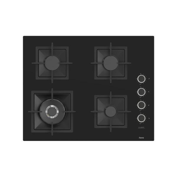 FERRE SC405-WFA FLAMEART SİYAH BĞZ. DÖKÜM IZG. 65 CM CAM OCAK - Image 1