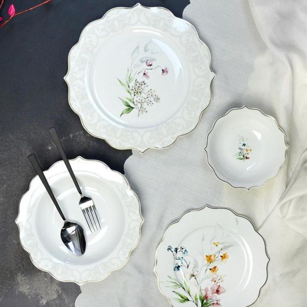 Paçi Flora 24 Parça 6 Kişilik Yemek Takımı - Image 1