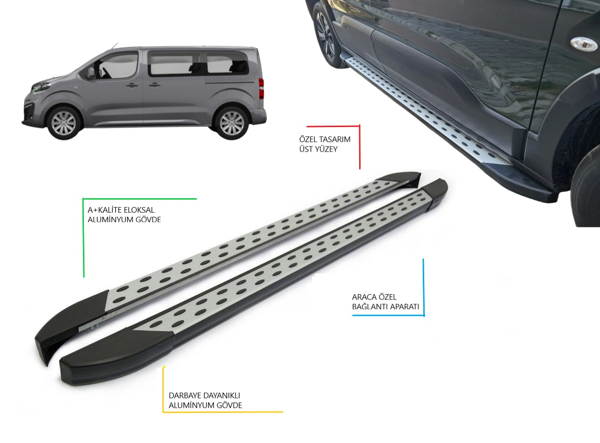 EXPERT TRAVALLER CAMLI VAN  UZUN ŞASE NOKTALI YAN BASAMAK 2017 2018 2019 2020 2021 2022 2023 2024 2025 2026 2027 - Image 1