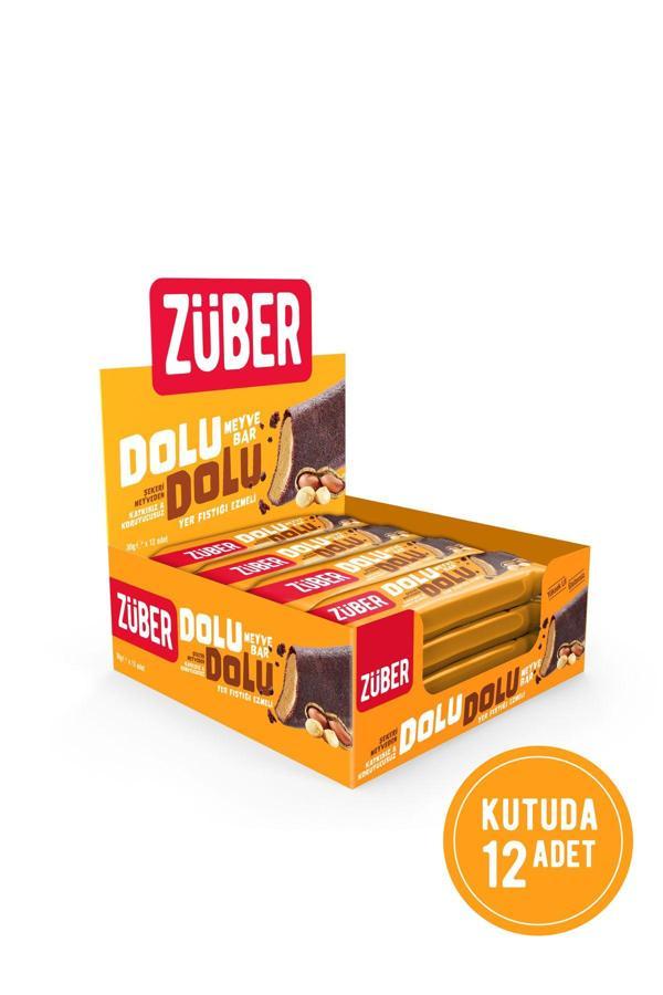 Dolu Dolu Meyve Bar Yer Fıstığı Ezmeli 30g x 12 Adet - Image 1