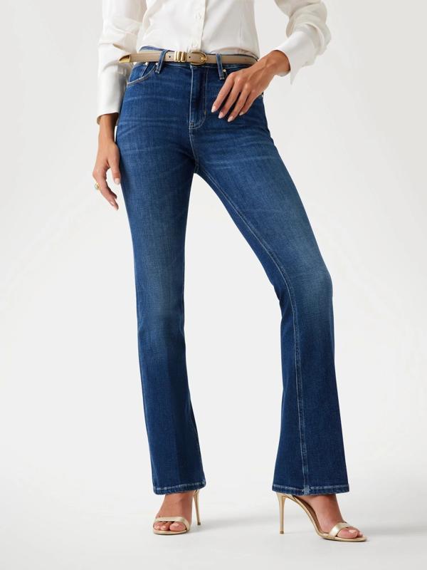 Guess Coated Kadın Mavi Kaşmir Karışımlı Skinny Fit Jean W5BA0LD4U5A-C4BU - Image 1