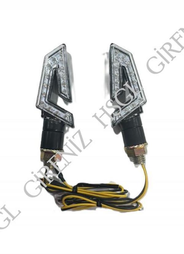 HSGL Motosiklet LED Sinyal Sarı Işık 1013-Y E Belgeli - Image 1