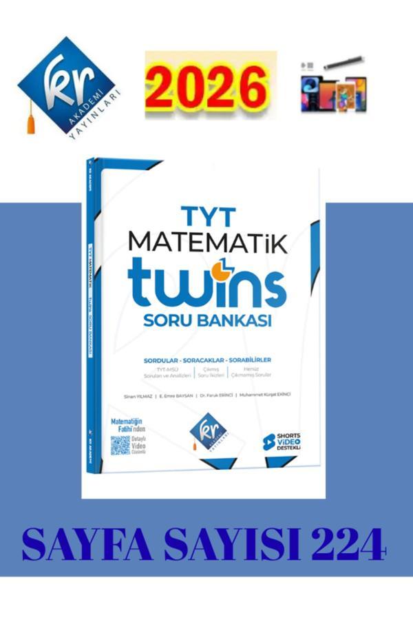 Kr Akademi 2025-2026 Müfredat Tyt Twins Matematik Soru Bankası - KR Akademi - Image 1