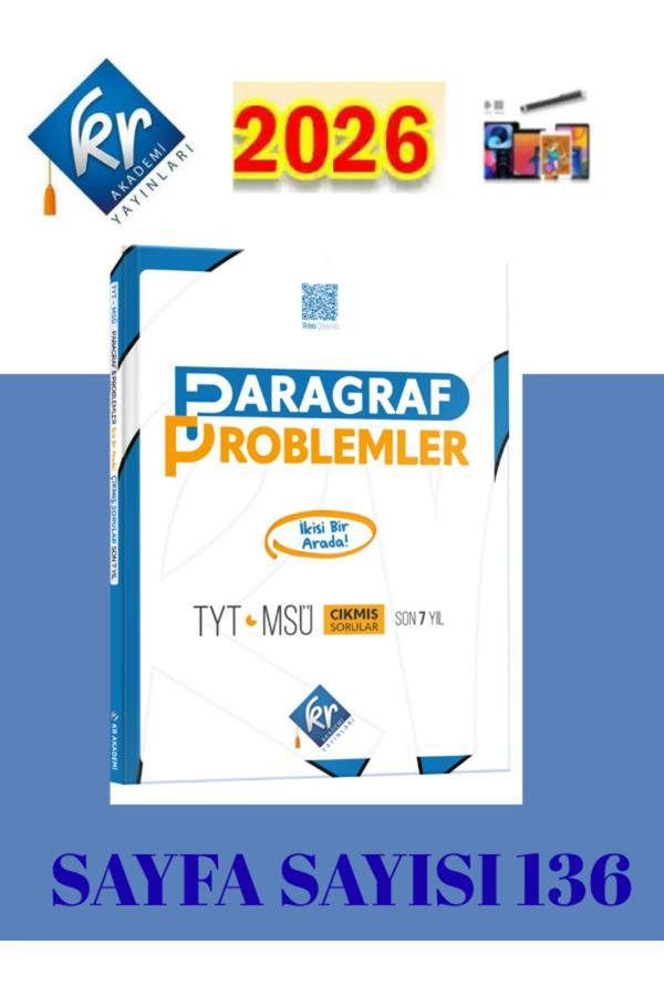 Kr Akademi 2025-2026 Müfredat Tyt-Msü Paragraf Problemler Son 7 Yıl Çıkmış Sorular - KR Akademi - Image 1