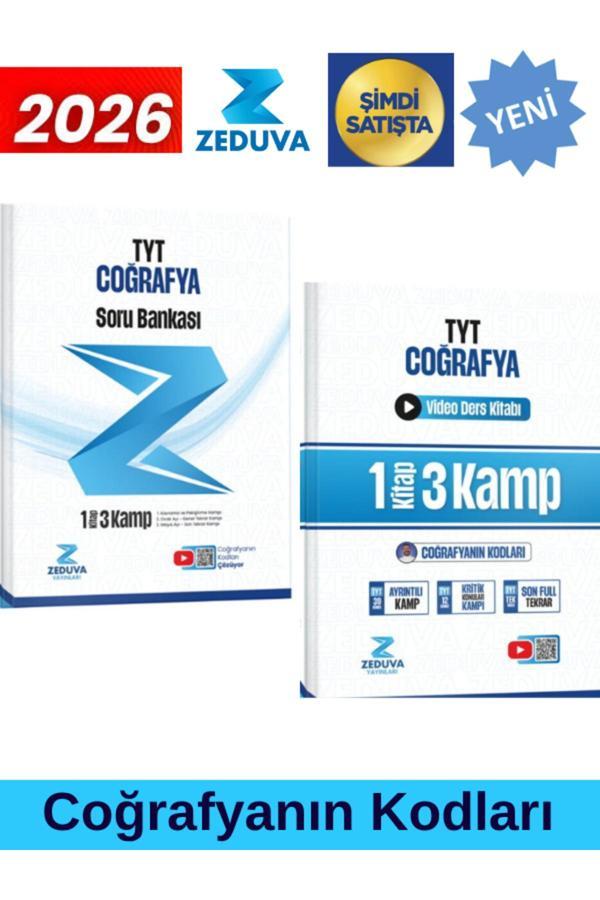 Zeduva 2026 Coğrafyanın Kodları Tyt Coğrafya Video Ders-Soru Bankası Seti - Zeduva Yayınları - Image 1