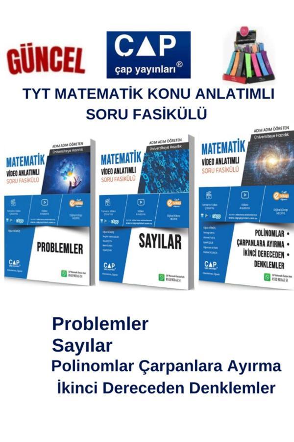 25-26 Tyt Matematik Problem-Sayılar-Polinom Çarp Ayırma Konu Anlatımlı Soru Fasikül+Kalemlik - Çap Yayınları - Image 1