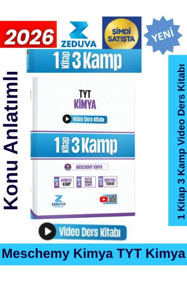 Zeduva 2026 Meschemy Kimya Tyt Kimya 1 Kitap 3 Kamp Video Ders Kitabı - Zeduva Yayınları - Image 1