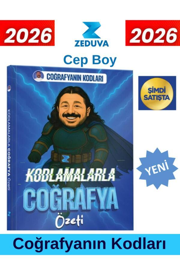 Zeduva 2026 Tyt Coğrafyanın Kodları Kodlamalarla Coğrafya Özeti Cep Kitabı - Zeduva Yayınları - Image 1
