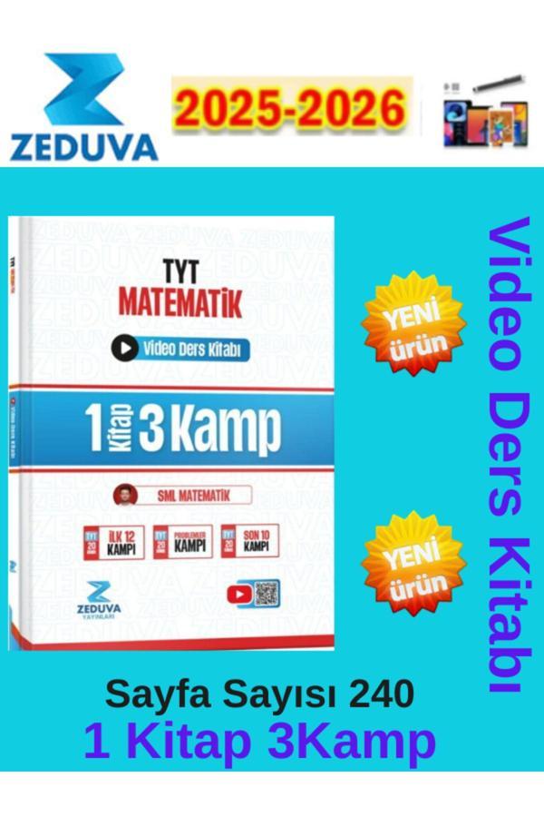 Zeduva Yayınları Sml Matematik Tyt Matematik 1 Kitap 3 Kamp Video Ders Kitabı+Android Kalem - Zeduva Yayınları - Image 1