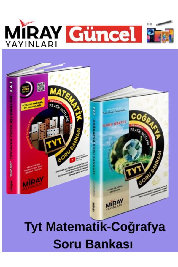 Miray Yayınları 2025 Tyt Matematik-Coğrafya Konu Özetli Soru Bankası+Tablet Kalem - Miray Yayınları - Image 1