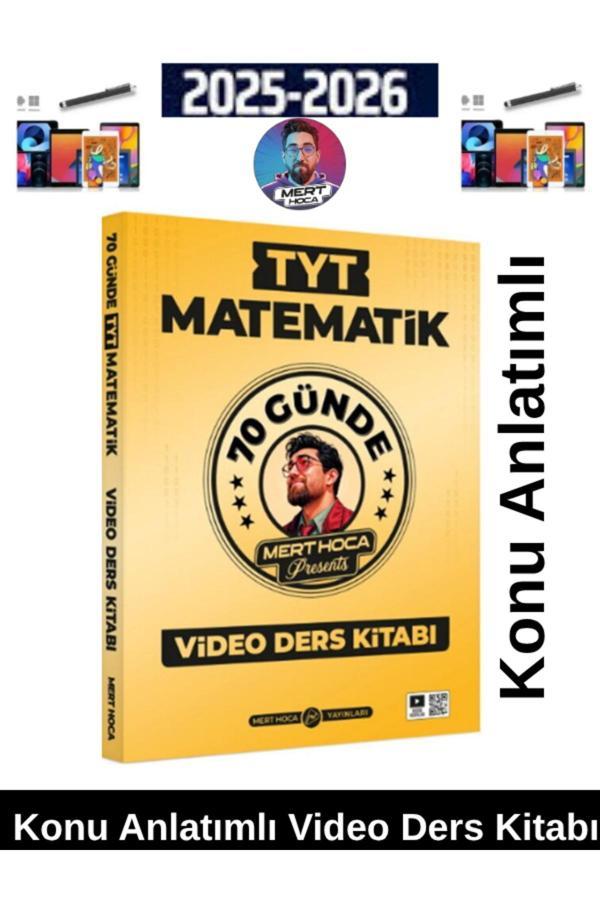 2025-2026 Müfredat Tyt Matematik Video Ders Kitabı(Yeni Ürün)+Dokunmatik Kalem - Mert Hoca Yayınları - Image 1