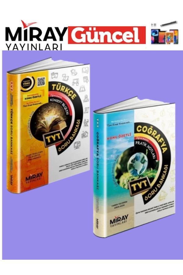 Miray Yayınları 2025 Tyt Türkçe-Coğrafya Konu Özetli Soru Bankası+Tablet Kalem - Miray Yayınları - Image 1