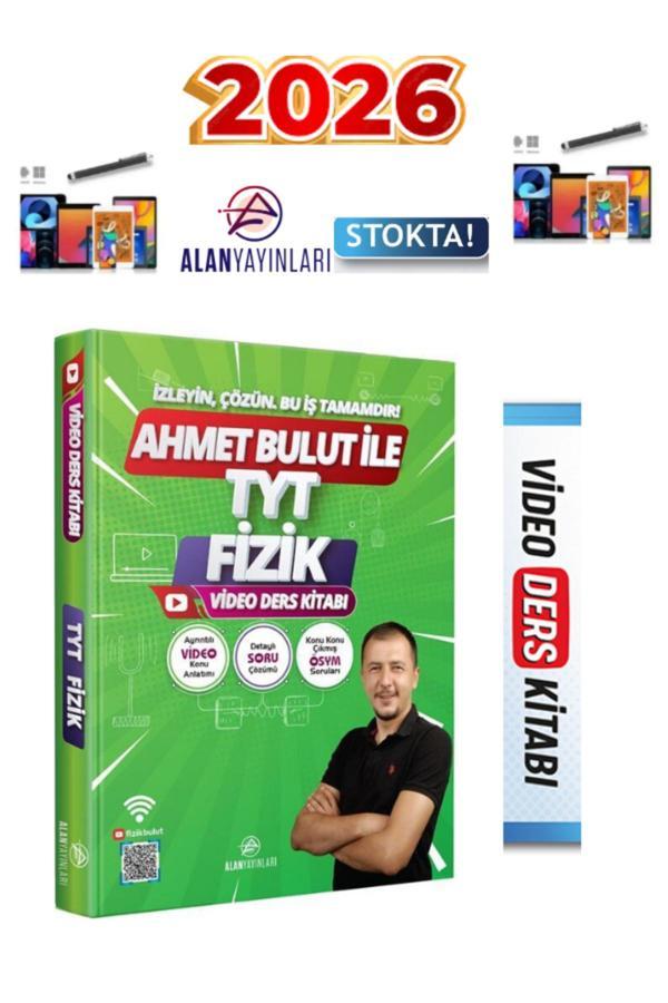 Alan Yayınları 2026 Ahmet Bulut İle Tyt Fizik Video Ders Kitabı+Android Kalem - Alan Yayınları - Image 1