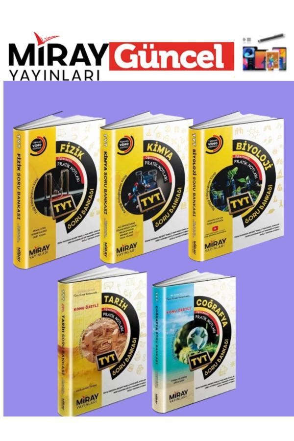 Miray Yayınları Güncel Tyt Fizik-Kimya-Biyoloji-Tarih-Coğ Konu Özetli Soru Bankası+Tablet Kalem - Miray Yayınları - Image 1