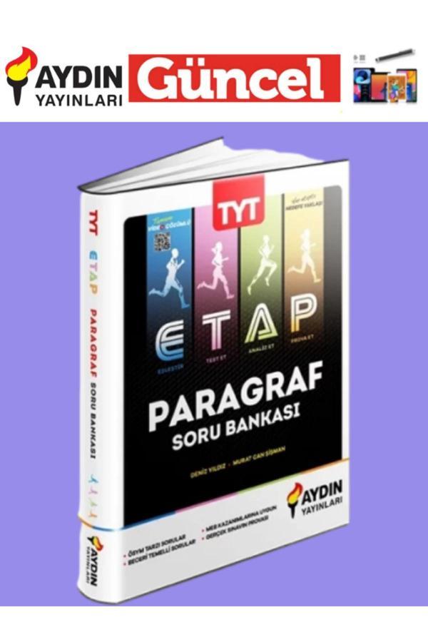 Aydın Yayınları 2025 Etap Tyt Paragraf Soru Bankası +Tablet Kalemi - Aydın Yayınları - Image 1