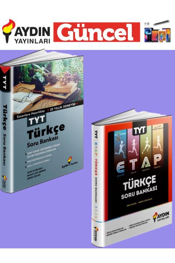 Aydın Yayınları 2025 Etap Tyt Türkçe Soru-Tyt Türkçe Soru Bankası Seti+Tablet Kalemi - Aydın Yayınları - Image 1